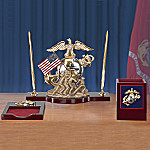 Forever Proud US Marine Corps Desk Set